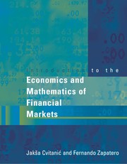 Introduction to the Economics and Mathematics of Financial Markets