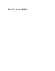 Cover of: The voice in the machine by Roberto Pieraccini
