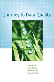 Cover of: Journey to data quality by Yang W. Lee ... [et al.]