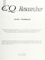 Cover of: The Cq Researcher by 