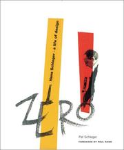 Cover of: Zero: Hans Schleger--A Life In Design