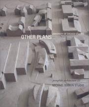Cover of: Pamphlet Architecture 22: Other Plans: University of Chicago Studies, 1998-2000