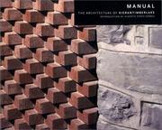 Cover of: Manual: The Architecture of Kieran Timberlake