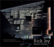 Rick Joy by Rick Joy, Steven Holl, Juhani Pallasmaa