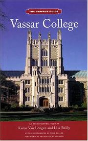 Cover of: Vassar College (The Campus Guide) by Karen Van Lengen, Lisa Reilly