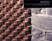 Cover of: Manual: The Architecture of KieranTimberlake