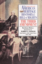 Cover of: The Third Amendment | Burnham Holmes
