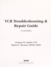 Cover of: VCR troubleshooting & repair guide | Gregory R. Capelo