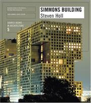 Cover of: Steven Holl Architects/Simmons Hall | 