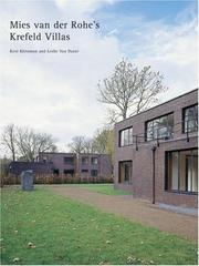 Cover of: Mies van der Rohe - The Krefeld Villas