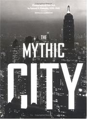 Cover of: The Mythic City by Donald Albrecht