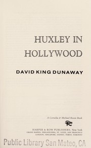 Cover of: Huxley in Hollywood