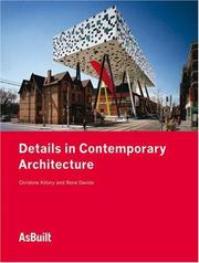 Cover of: Details in Contemporary Architecture (AsBuilt)