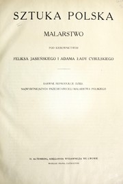Cover of: Sztuka polska by Feliks Jasieński