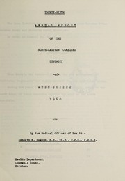 Cover of: [Report 1960] | North-Eastern Combined Sanitary District of West Sussex