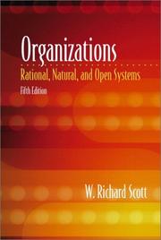 Cover of: Organizations by W. Richard Scott, W. Richard Scott