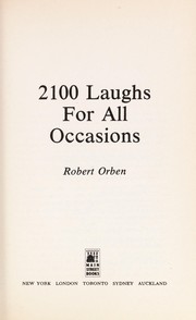 Cover of: 2100 laughs for all occasions
