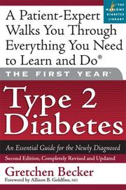 Cover of: The First Year: Type 2 Diabetes by Gretchen Becker