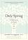 Cover of: Only Spring