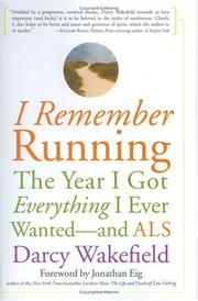 Cover of: I remember running by Darcy Wakefield