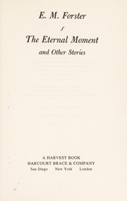 Cover of: The eternal moment: and other stories