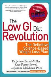 Cover of: The Low GI Diet Revolution: The Definitive Science-Based Weight Loss Plan