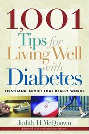 Cover of: 1,001 Tips for Living Well with Diabetes by Judith H. McQuown