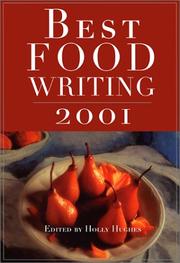 Cover of: Best Food Writing 2001