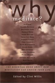 Cover of: Why meditate? by edited by Clint Willis.