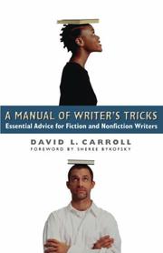 Cover of: A manual of writer's tricks by David Carroll