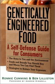 Cover of: Genetically Engineered Food by Ronnie Cummins, Ben Lilliston