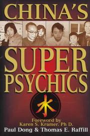 Cover of: China's super psychics