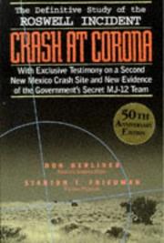 Cover of: Crash at Corona by Stanton T. Friedman, Don Berliner