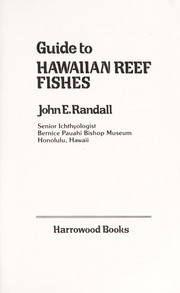 Cover of: Guide to Hawaiian reef fishes | John E. Randall