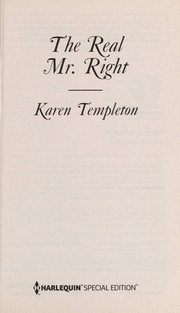 Cover of: The real Mr. Right by Karen Templeton