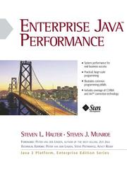 Enterprise Java performance by Steven Halter, Steven Munroe