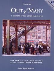 Cover of: Out of Many, Volume II (3rd Edition)