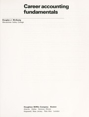 Cover of: Career accounting fundamentals by Douglas J. McQuaig