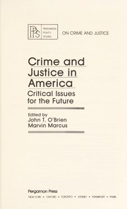 Cover of: Crime and justice in America | 