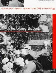Cover of: The blond baboon by Janwillem van de Wetering