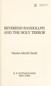 Cover of: Reverend Randollph and the holy terror | Charles Merrill Smith