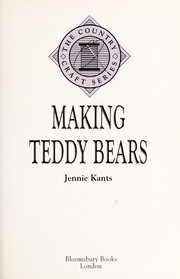 Cover of: Teddy Bears (Country Craft) | Claremont