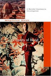 Property of blood by Magdalen Nabb
