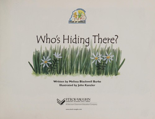 Whos Hiding There F (Pair-It Books) by burke