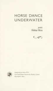 Cover of: Horse dance underwater | Helena Mesa