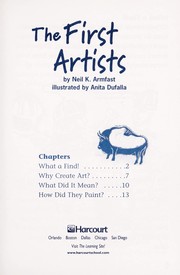Cover of: The First Artists Below-level Grade 6 | Hsp