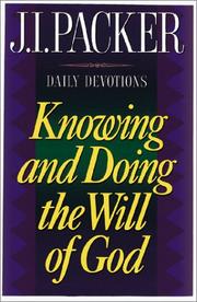 Cover of: Knowing and Doing the Will of God: Daily Devotions