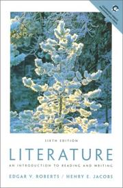 Cover of: Literature: An Introduction to Reading and Writing (6th Edition)