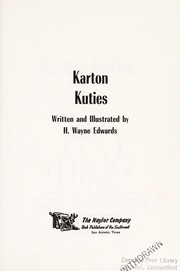 Cover of: Karton kuties | H. Wayne Edwards