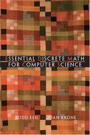 Cover of: Essential Discrete Math for Computer Science by Todd Feil, Joan Krone
